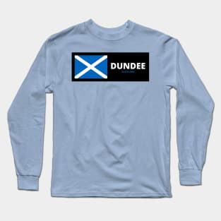 Dundee City with Scottish Flag Long Sleeve T-Shirt